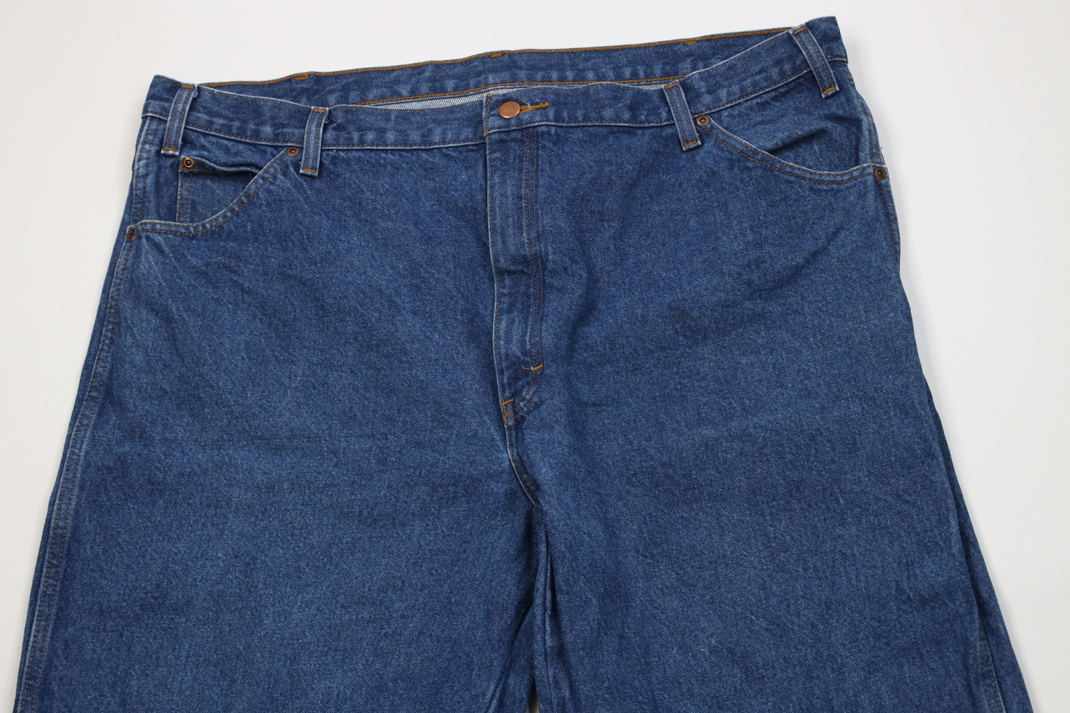 Dickies Vintage Y2K Dickies Fit Wide Leg Dungaree Denim Jeans Size US 42 / EU 58 - 2 Thumbnail