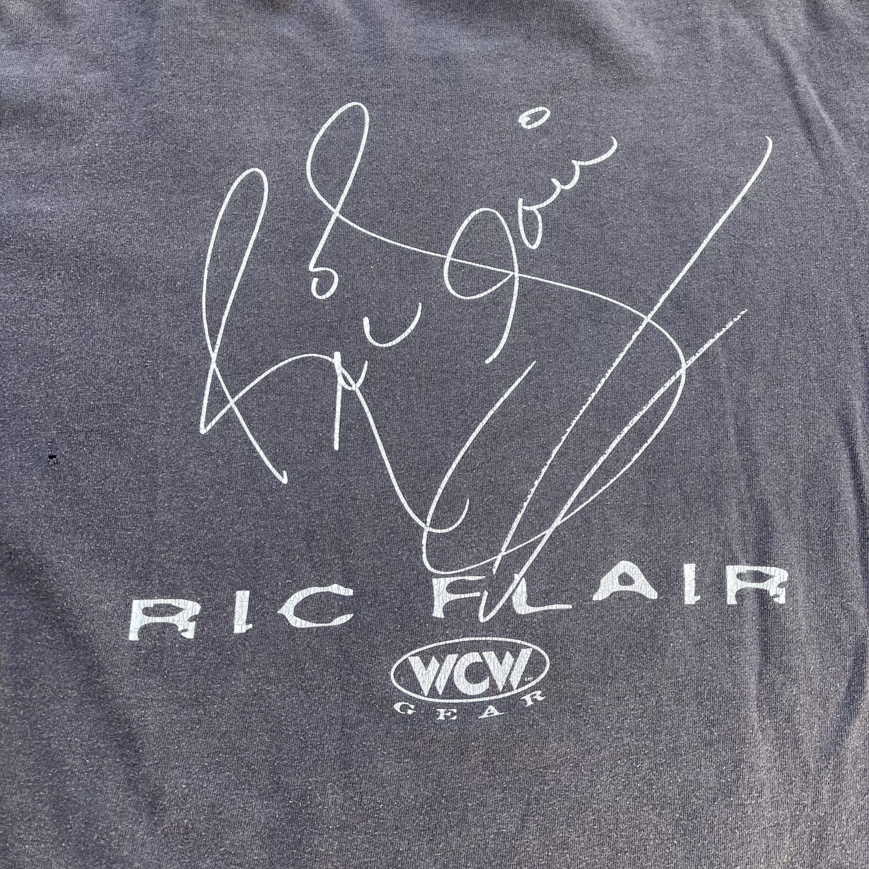 WCW/nWo Vintage 90s WCW Ric Flair T-shirt Size US L / EU 52-54 / 3 - 10 Thumbnail