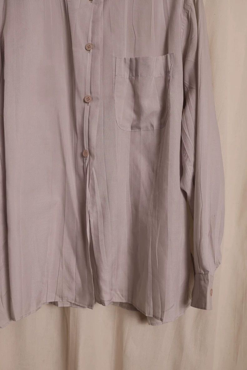 Issey Miyake issey miyake Grey pleated shirt Size US M / EU 48-50 / 2 - 5 Thumbnail