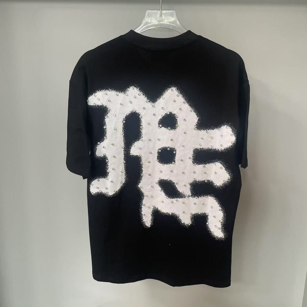 Other ME 'END' RHINESTONE TEE - BLACK Size US S / EU 44-46 / 1 - 3 Thumbnail