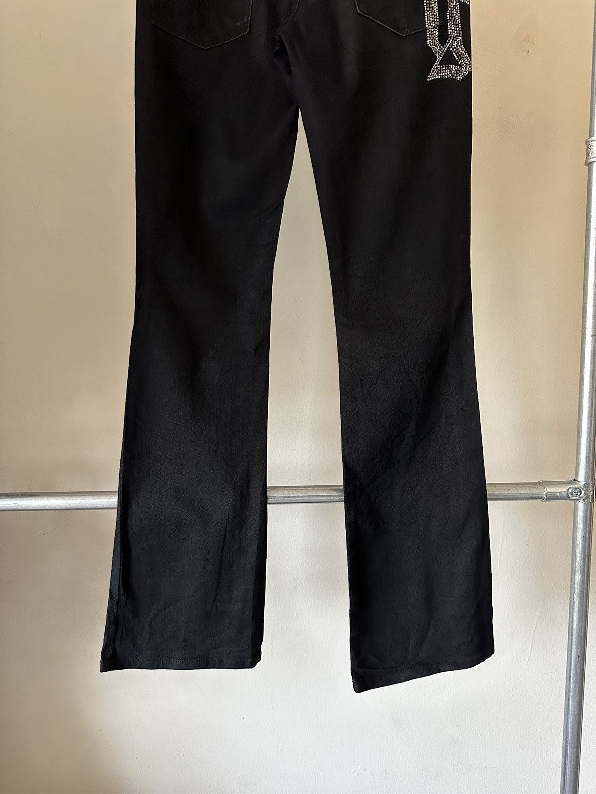 John Galliano 2000s John Galliano black Flare Jeans Size US 29 - 6 Thumbnail