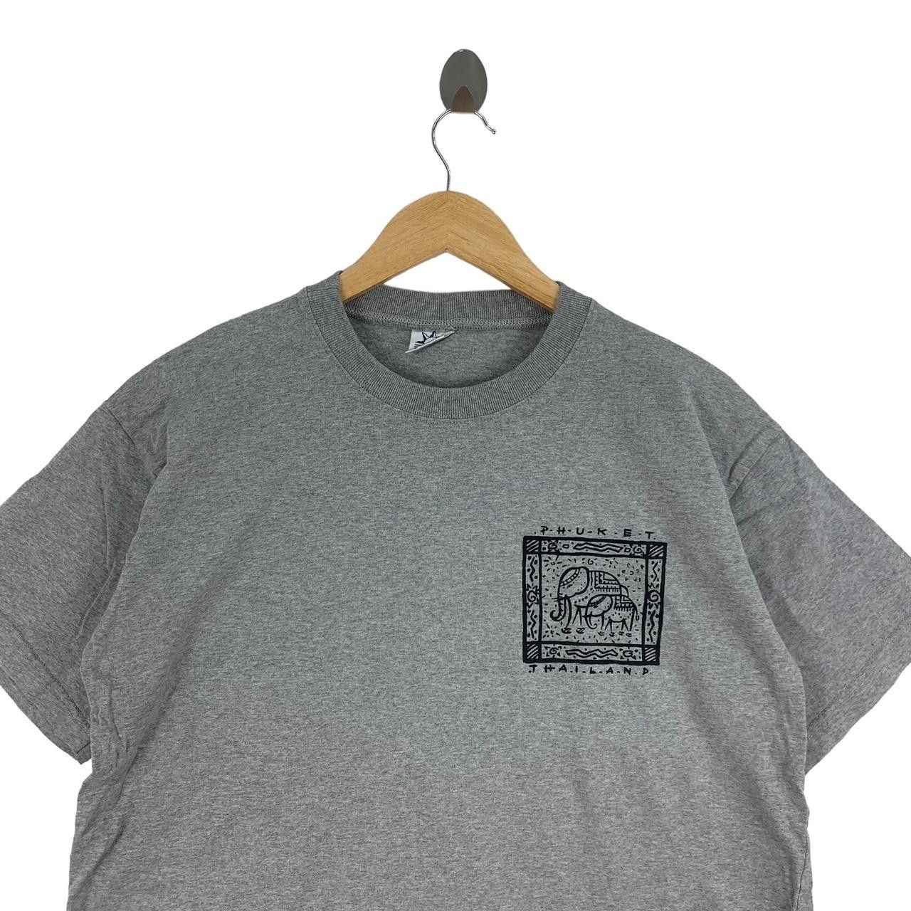 Vintage Vintage PHUKET THAILAND ELEPHANT Art Tee Shirt Top Spiritual Size M / US 6-8 / IT 42-44 - 3 Thumbnail