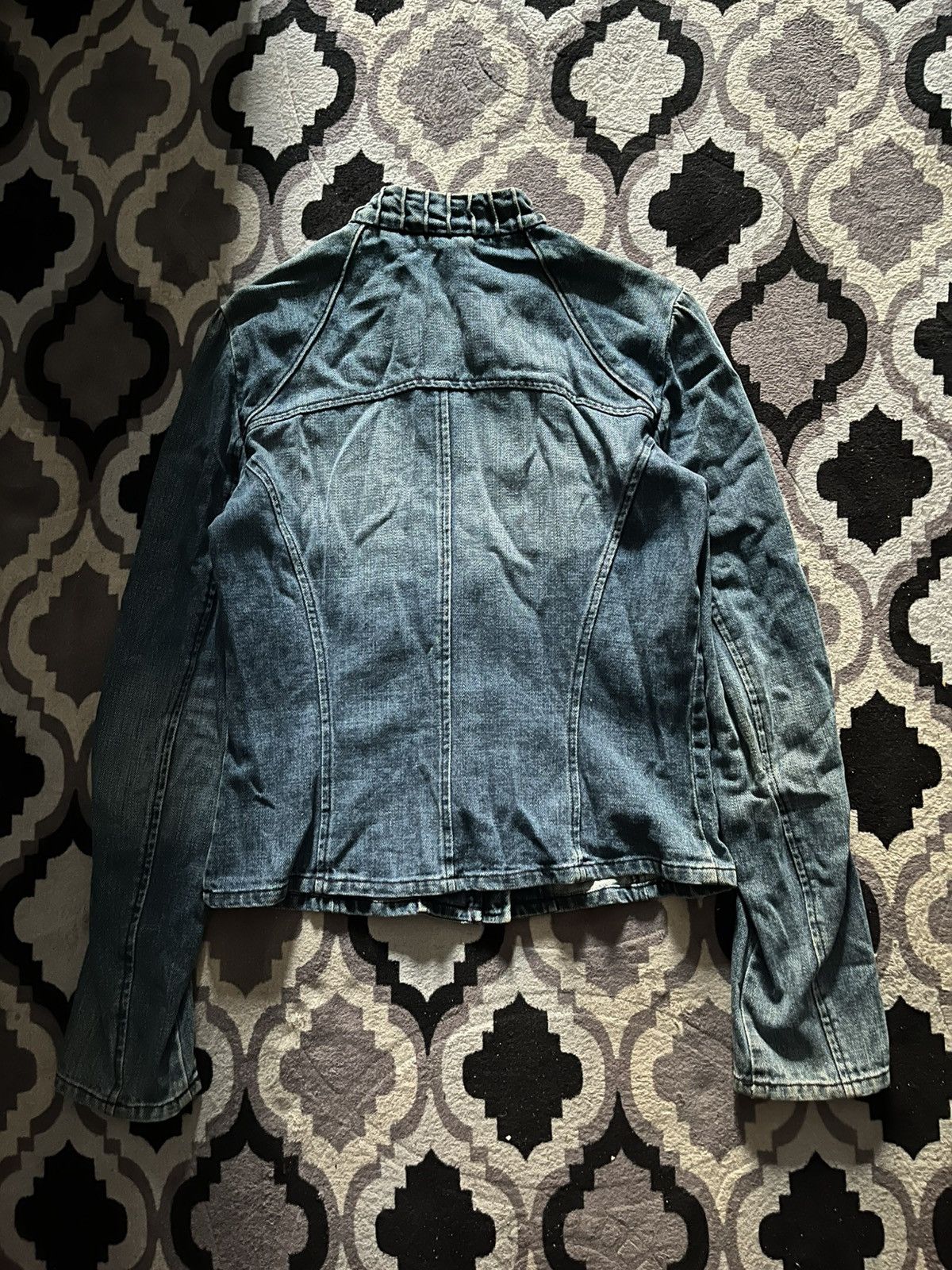 Armani Exchange 2000s A|X armani exchange biker jeans jacket Size US S / EU 44-46 / 1 - 2 Thumbnail