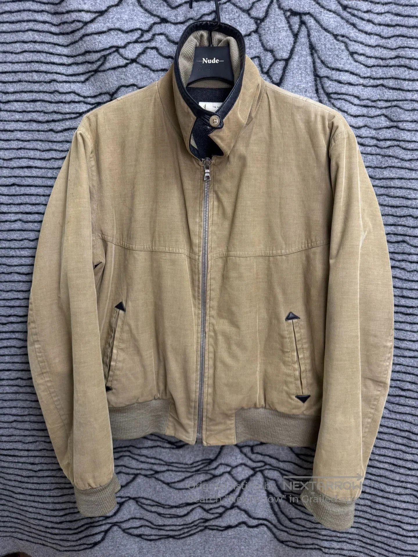 Dries Van Noten Dries Van Noten Corduroy Leather Collar Jacket. Size US M / EU 48-50 / 2 - 1 Thumbnail