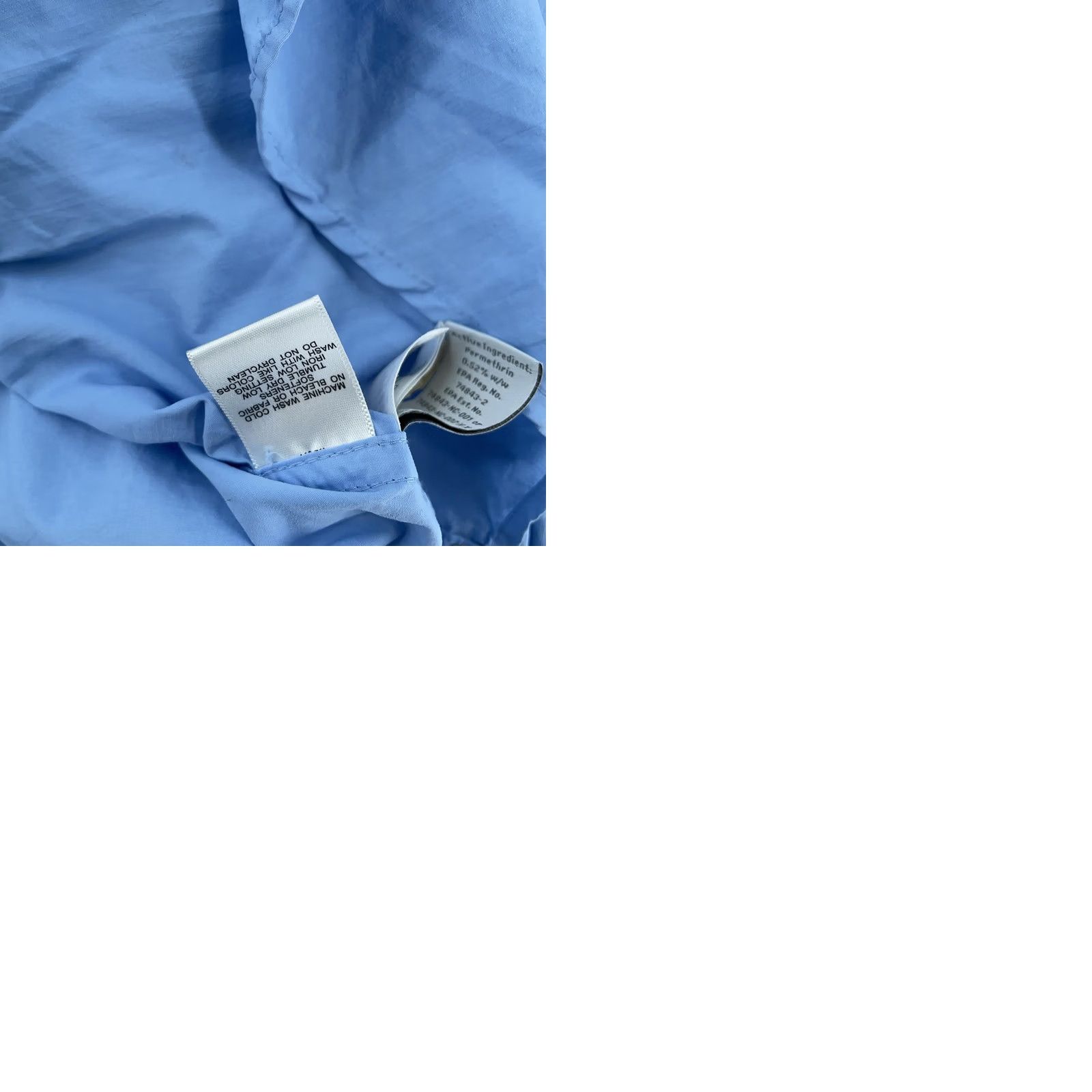 ExOfficio ExOfficio Shirt Mens 2XL Blue Insect Shield Button-Up Ventilated Back Collared Pockets Lightweight Breathable Nylon Polyester Size US XXL / EU 58 / 5 - 9 Thumbnail