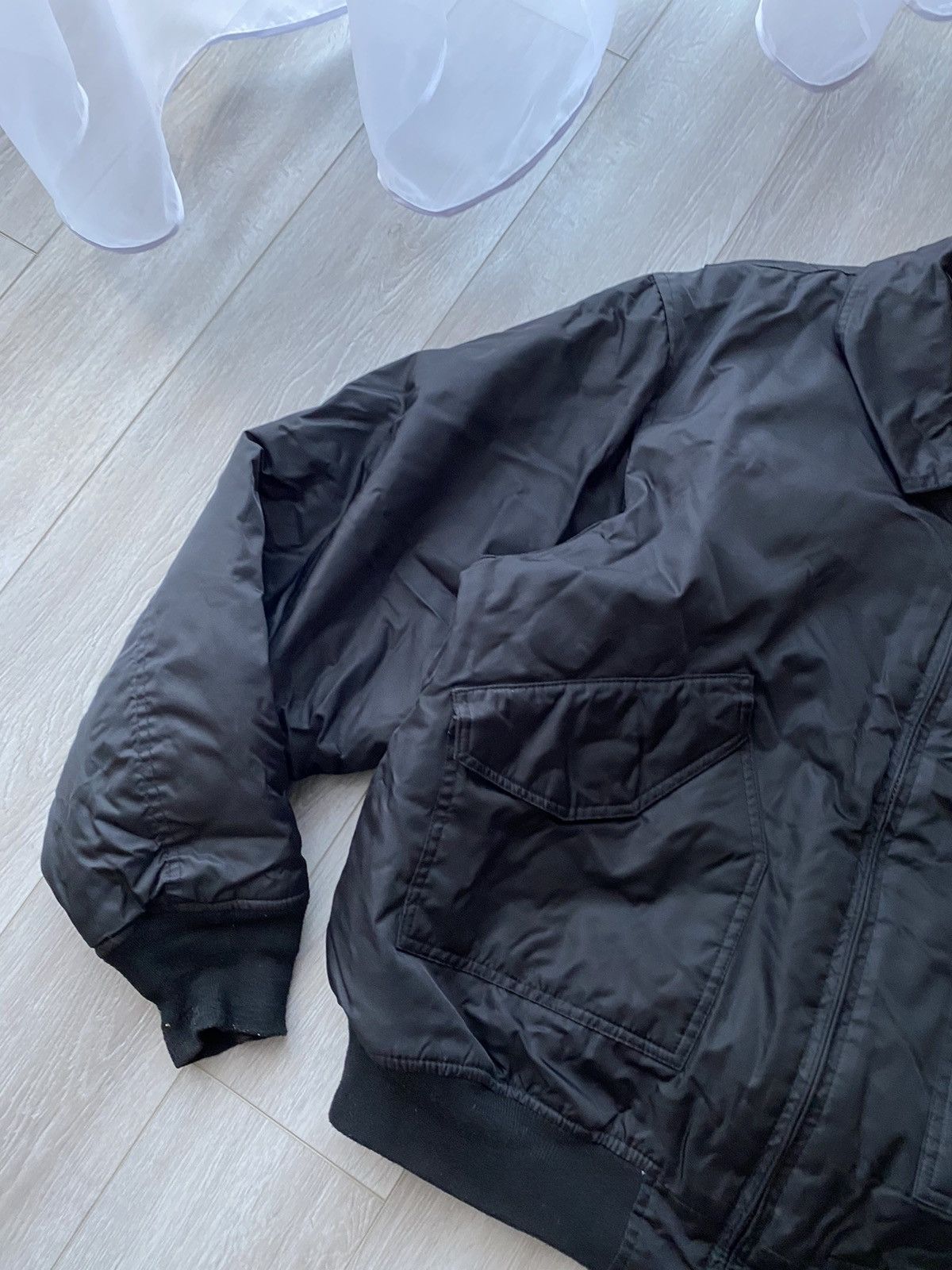 Vintage Vintage Bomber Jacket CWU45-P (Ideal Zipper) Size Medium Size US XXL / EU 58 / 5 - 3 Thumbnail
