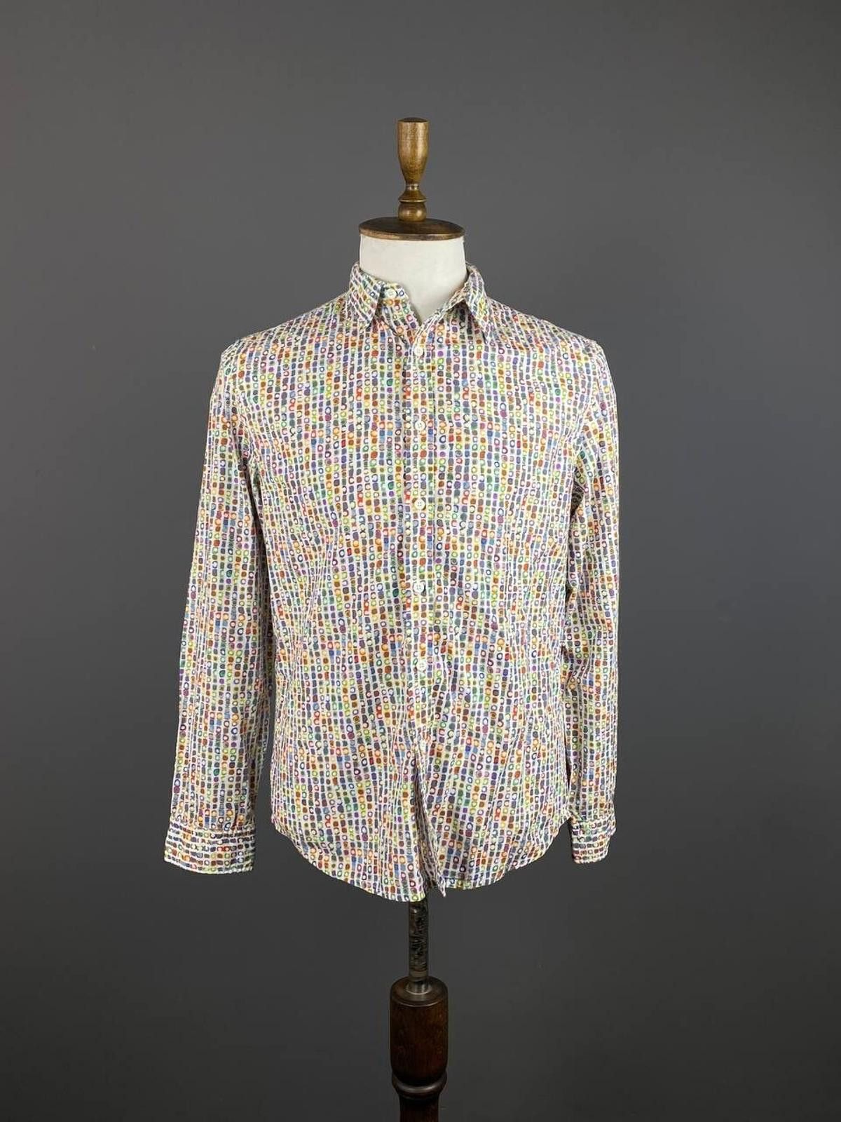Designer Emilio Adani by Bosch Textil Beige Down Shirt Size M Size US M / EU 48-50 / 2 - 10 Thumbnail