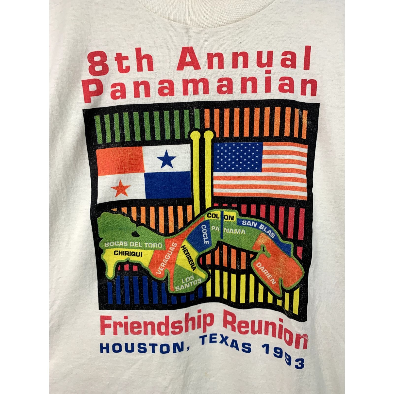 Vintage Vintage Panama Shirt Reunion Houston Texas 1993 8th Medium Size US M / EU 48-50 / 2 - 5 Thumbnail