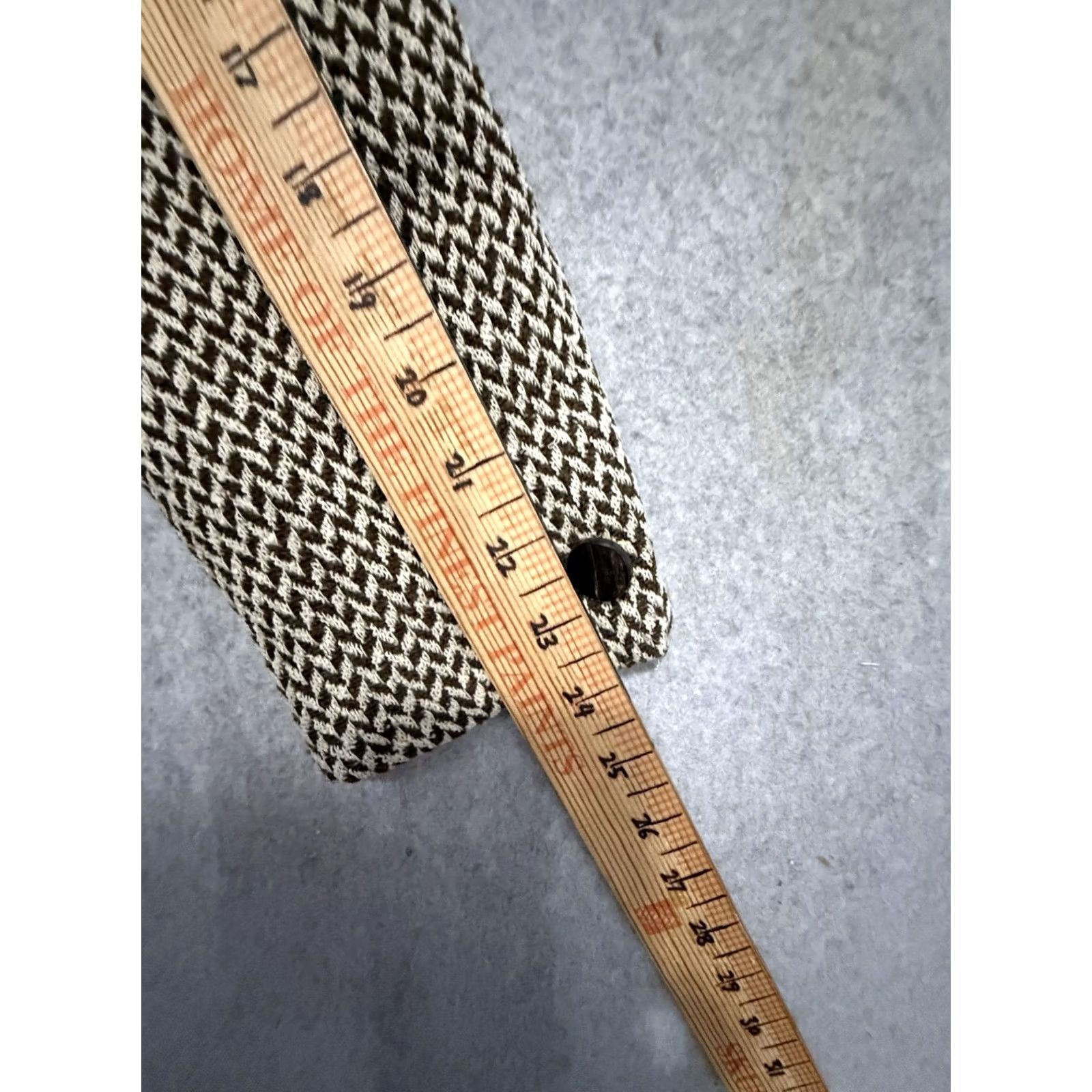 Escada VINTAGE Escada Blazer Womens 38 Brown Herringbone Wool Tweed Three-Button Notch Lapel Tailored Office Workwear Fall Mens? Size XS / US 0-2 / IT 36-38 - 5 Thumbnail