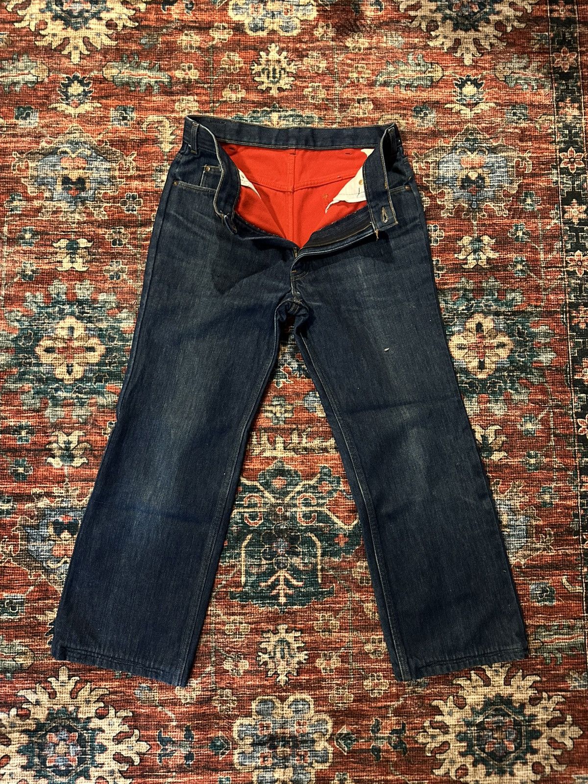 Levi's Flannel lined Orange Tab Levi Jeans Size US 34 / EU 50 - 2 Thumbnail