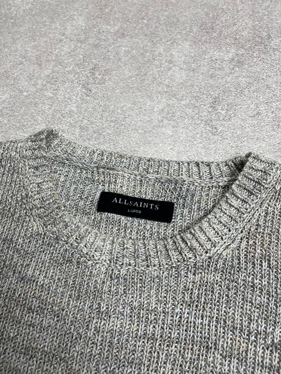 Allsaints Vintage Allsaints Big Knit Heavy Sweater L Size US L / EU 52-54 / 3 - 4 Thumbnail
