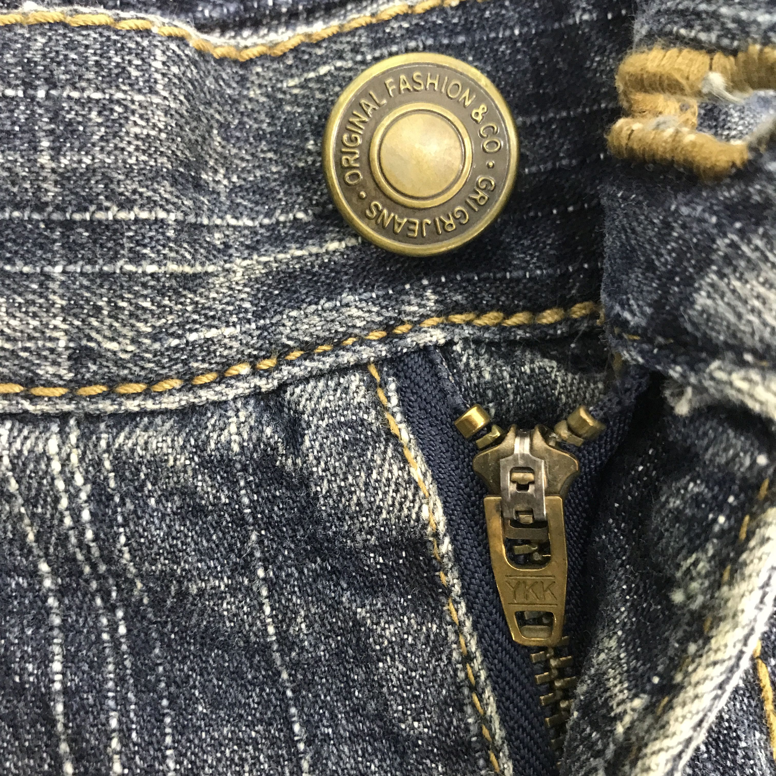 Japanese Brand gri gri denim gothic punk japan denim pants Size US 32 / EU 48 - 14 Thumbnail