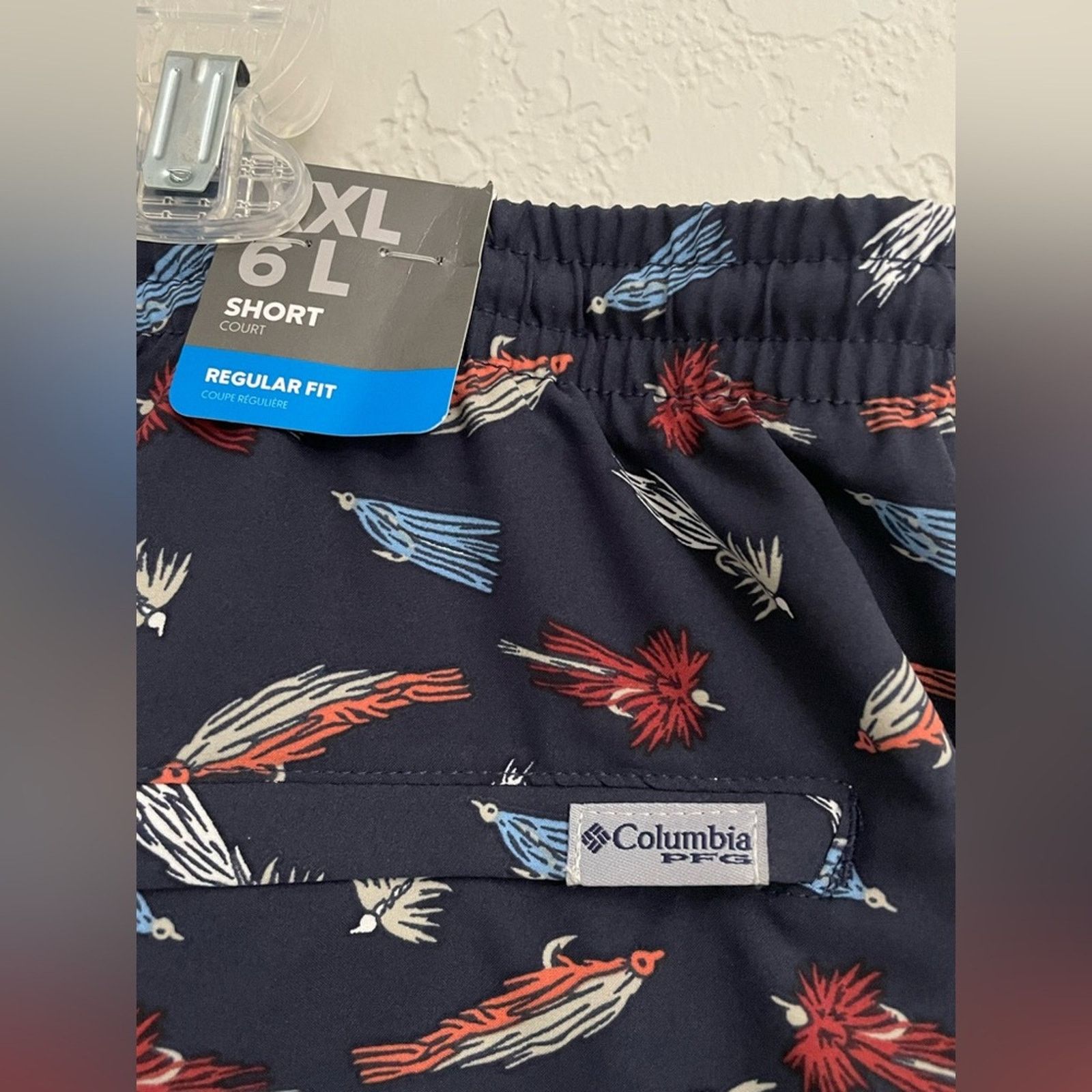 Columbia Columbia PFG Printed Rambler Water Short Mens XXL 6” Inseam Size US 42 / EU 58 - 4 Thumbnail