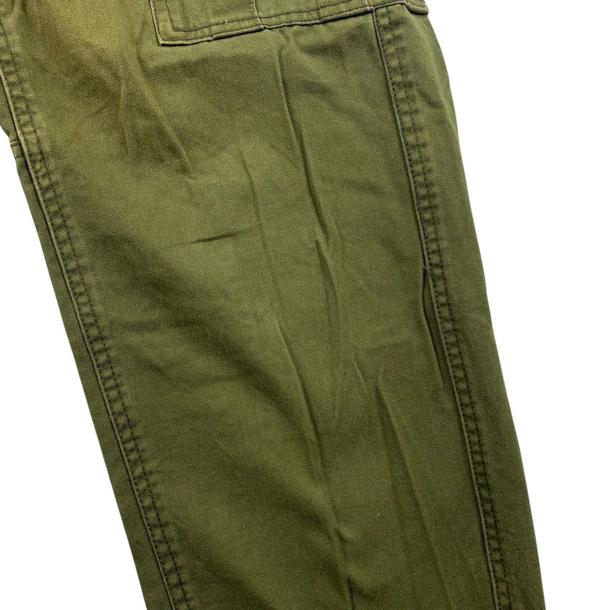 Japanese Brand SURPLUS SEMINARY Army colour cargo pants Size US 31 - 11 Thumbnail