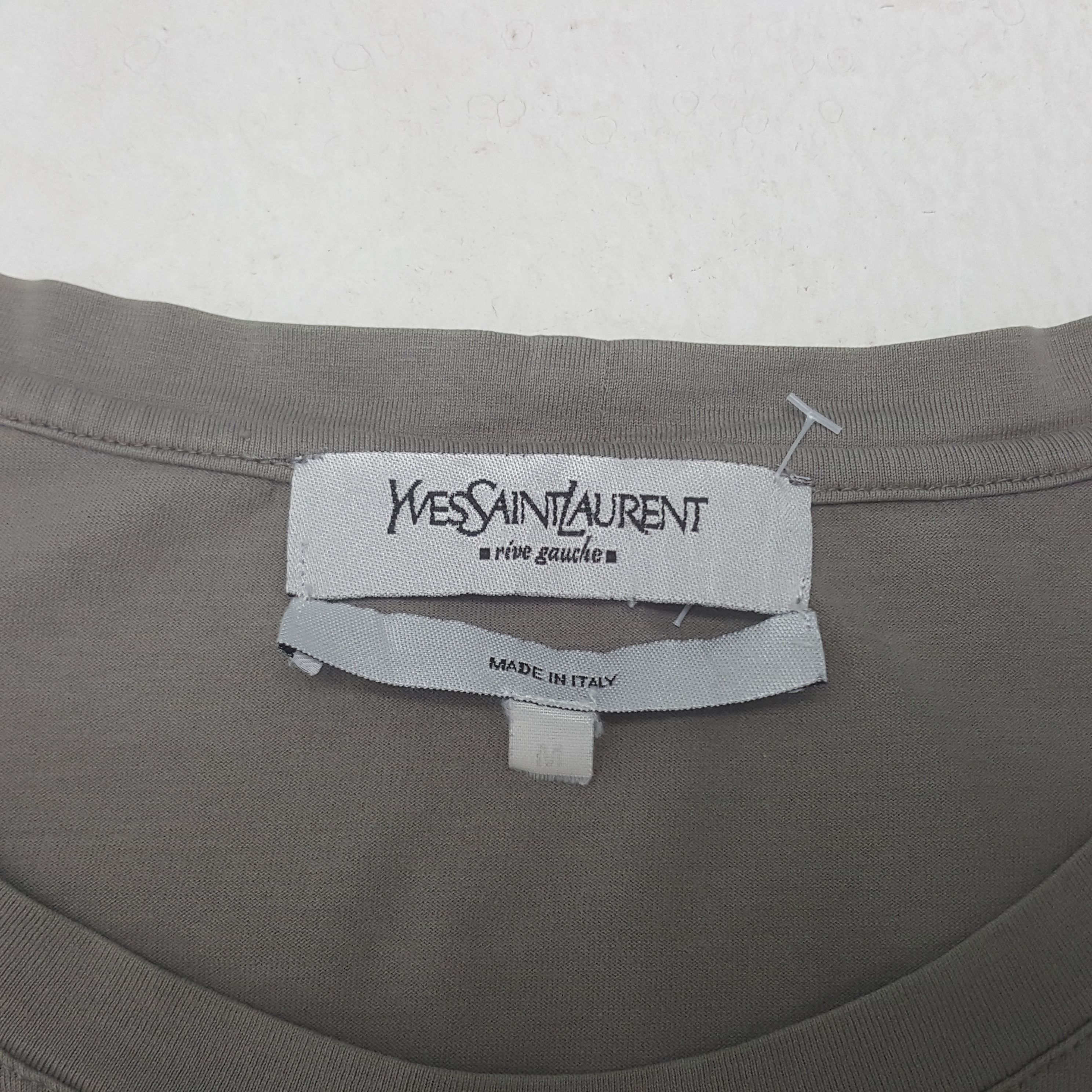 Yves Saint Laurent Vintage Yves Saint Laurent Big Logo Tshirt C294N71 Size US M / EU 48-50 / 2 - 7 Thumbnail