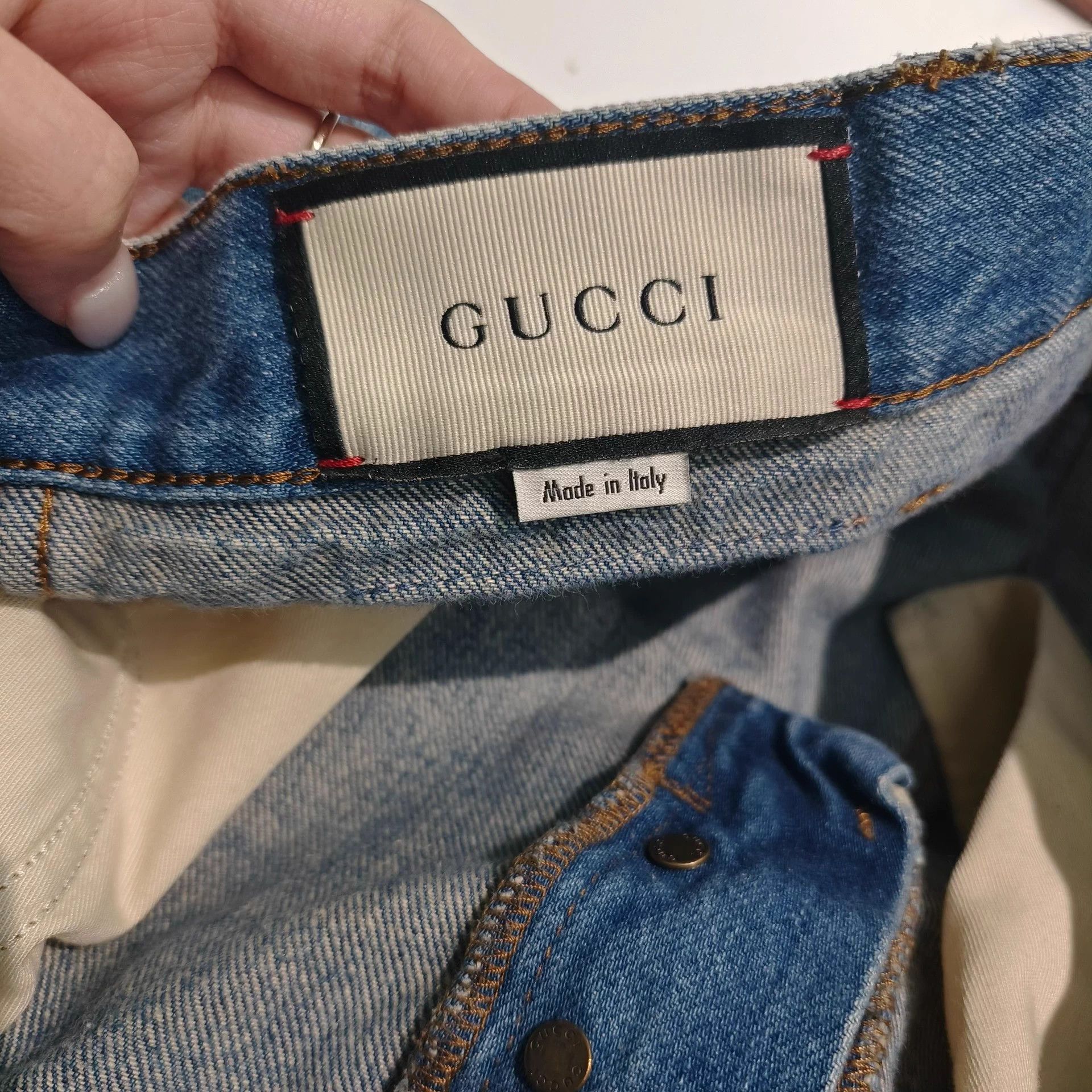 Gucci 98% New Gucci Denim Jeans - Size 34 Size 34" / US 12 / IT 48 - 3 Thumbnail
