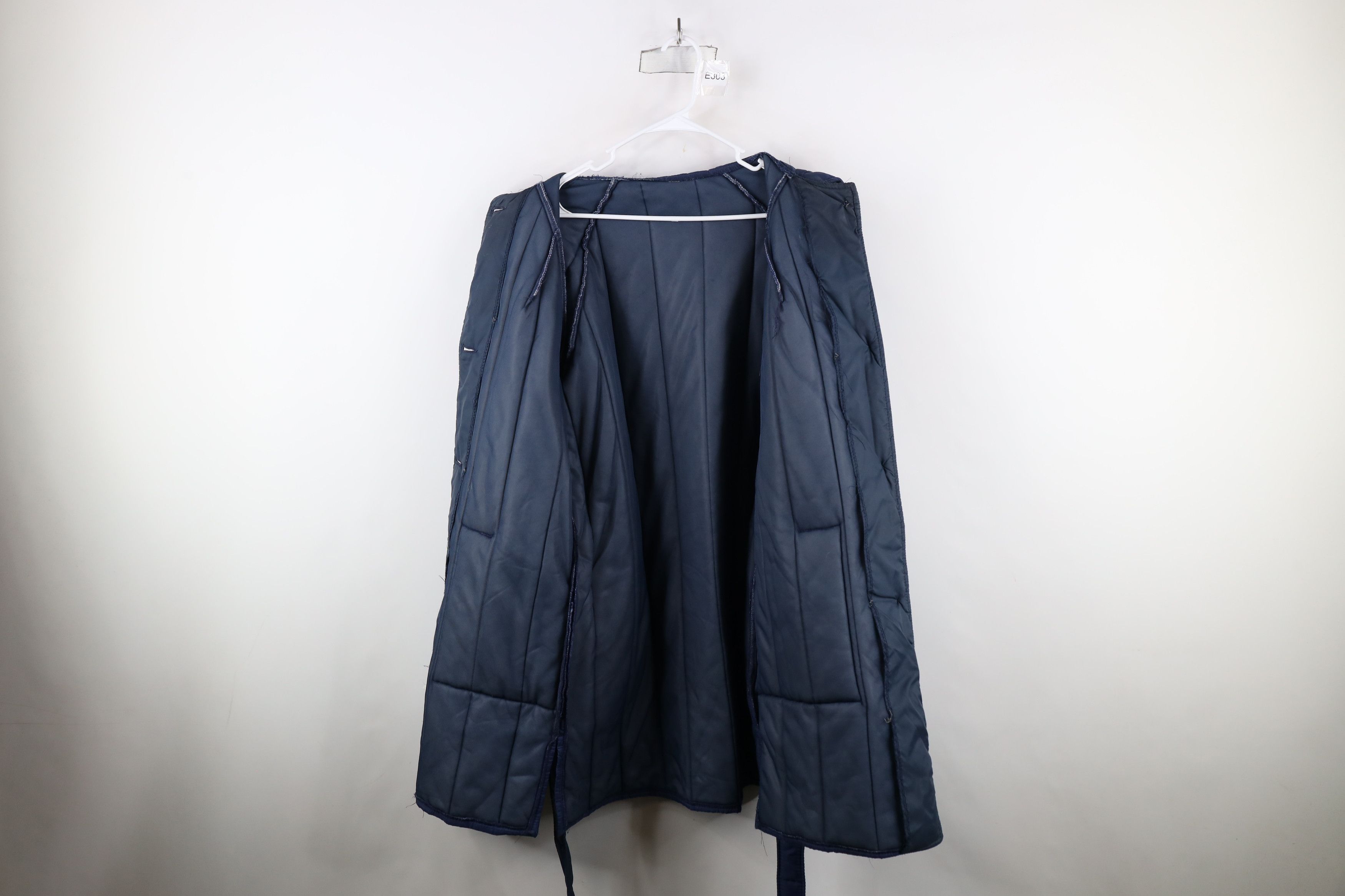 Vintage Vintage 70s Streetwear Cuffed Quilted Puffer Trench Coat USA Size XL / US 12-14 / IT 48-50 - 10 Thumbnail