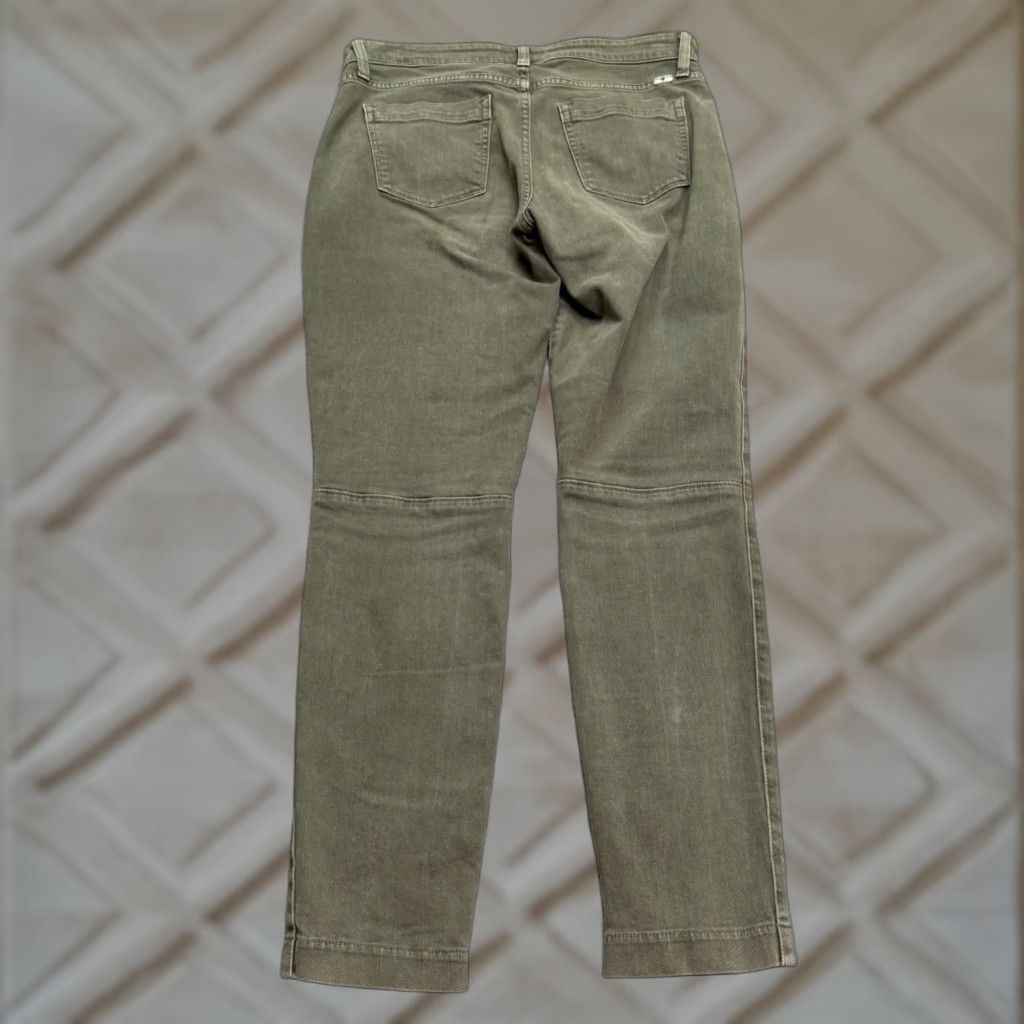 Lucky Brand Lucky Brand Brooke Skinny Jeans Womens 10 Olive Green High Rise Denim City Outdoor Comfort Stretch Size 32" / US 10 / IT 46 - 1 Thumbnail