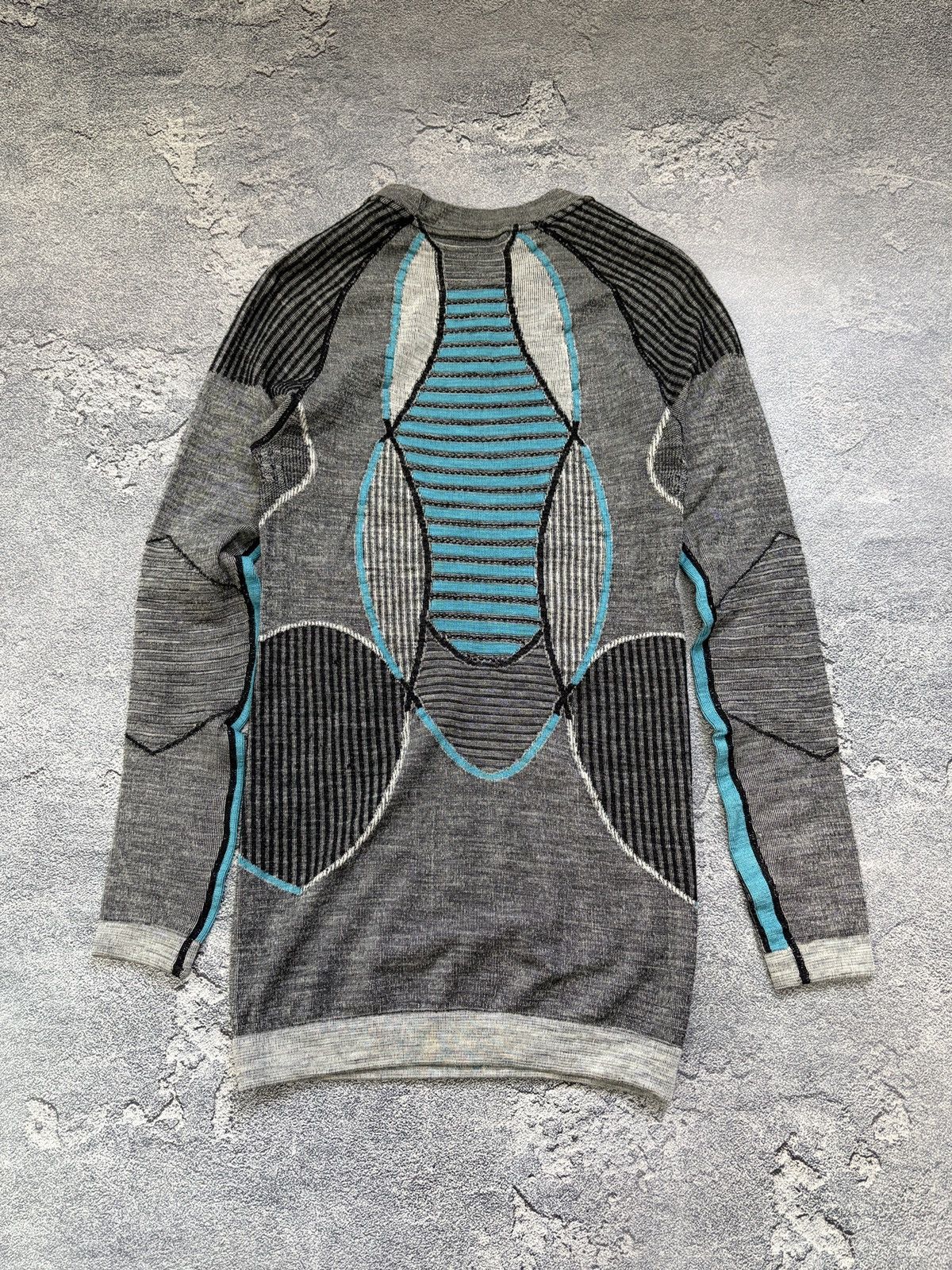 Vintage Apani X-Bionic Merino Base Layer Shirt Grey L/XL Size US XL / EU 56 / 4 - 2 Thumbnail