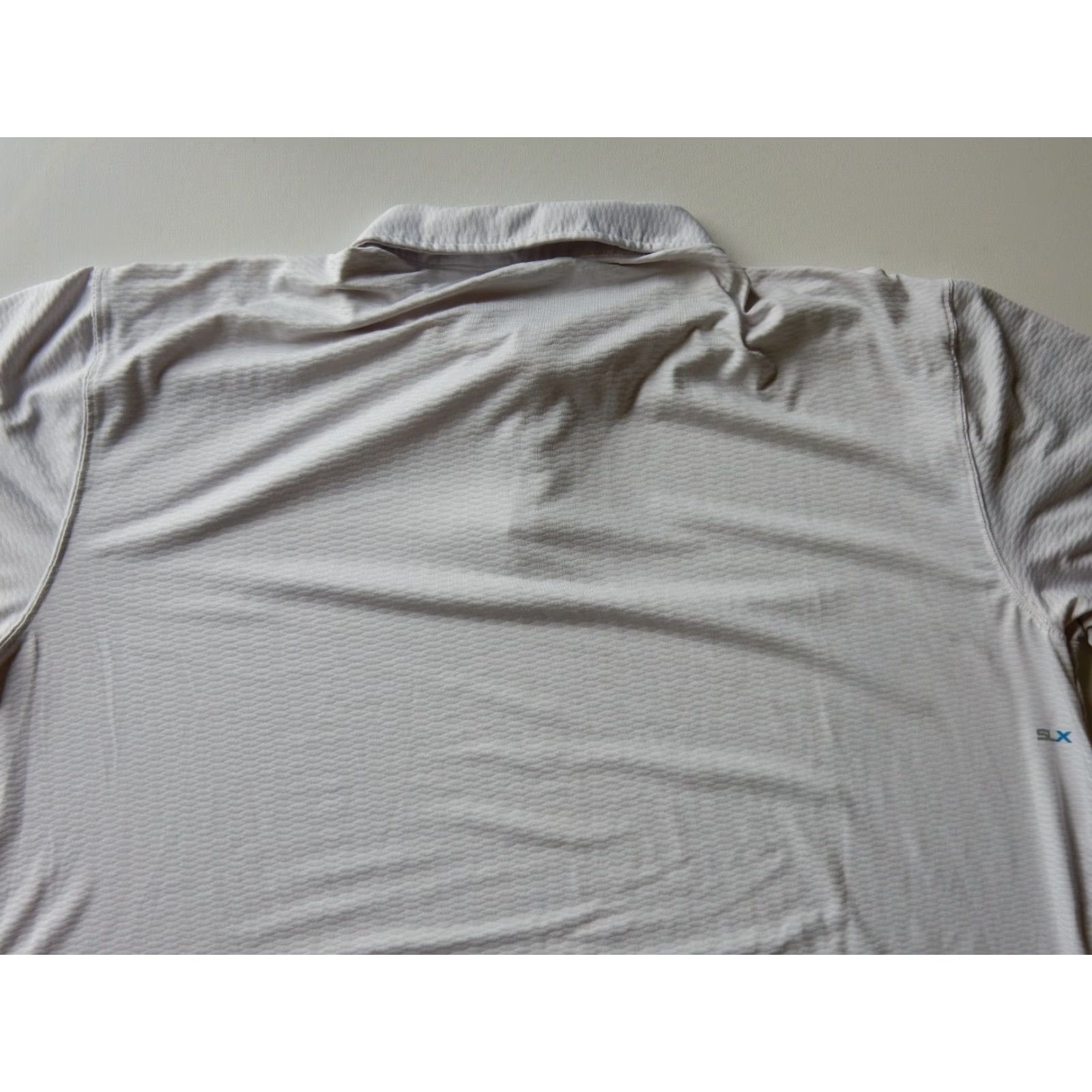 Vintage Salt Life Polo Shirt Men XXL Short Sleeve Solid Ivory Polyester Polo Shirt Mens 2XL Size US XXL / EU 58 / 5 - 4 Thumbnail