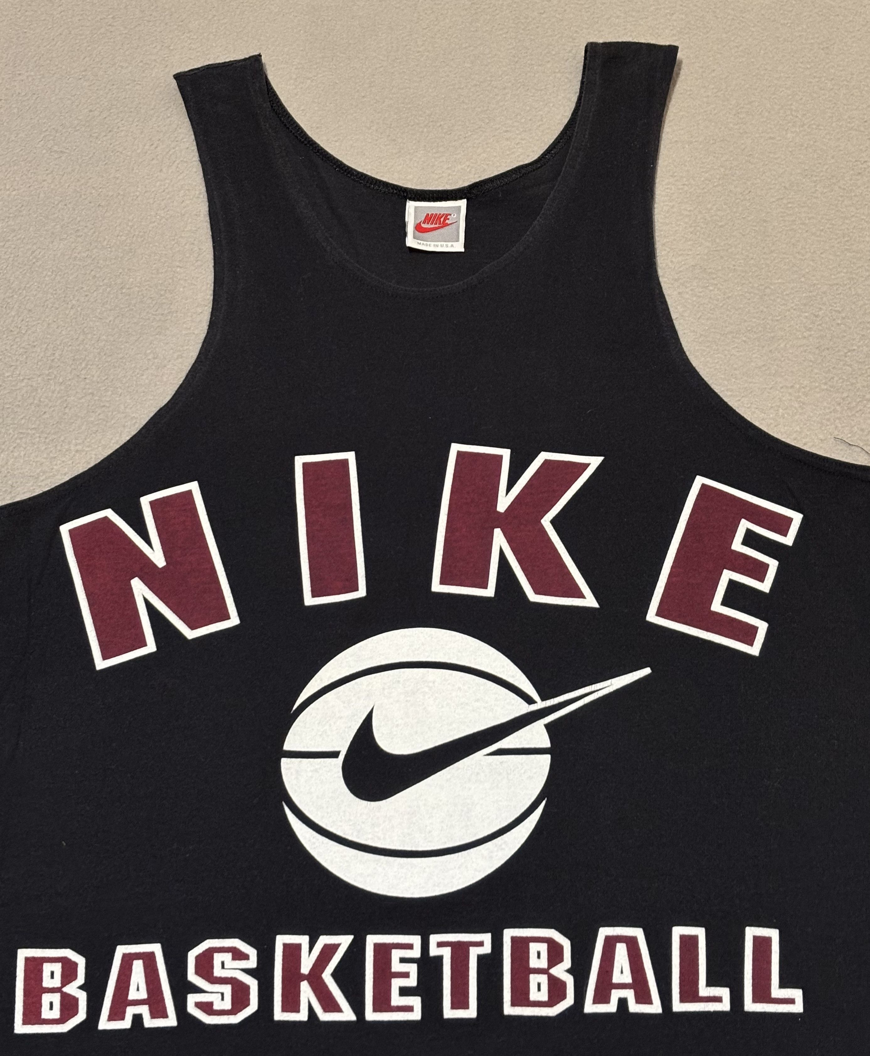 Nike Nike Basketball Vintage Sleeveless T-Shirt Size M Size US XL / EU 56 / 4 - 9 Thumbnail