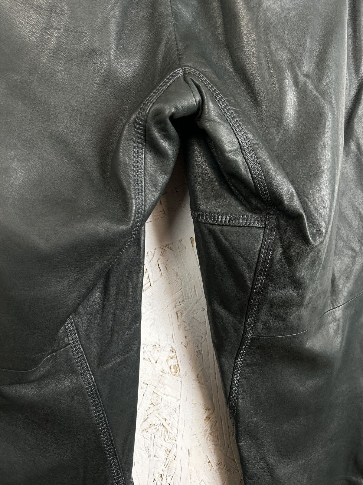 Brunello Cucinelli Brunello Cucinelli Leather Trousers Pants Size 40 Size 27" / US 4 / IT 40 - 7 Thumbnail