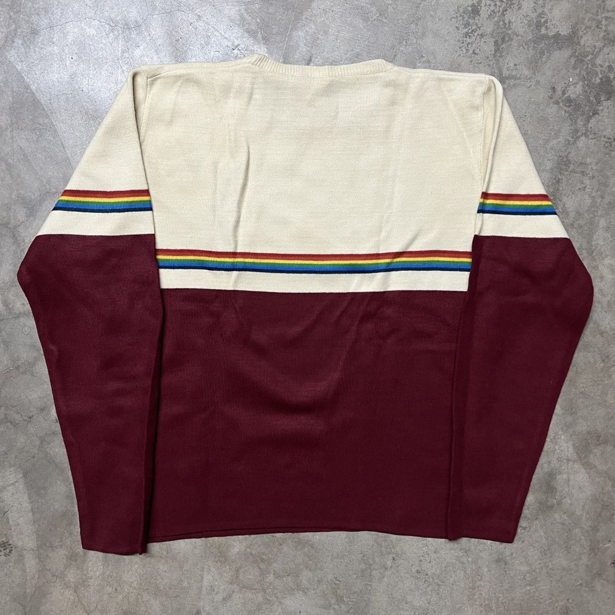 Vintage × Warner Bros Vintage 1976 Warner Bros Alfie California 🇺🇸 Knit Sweater Size US L / EU 52-54 / 3 - 5 Thumbnail