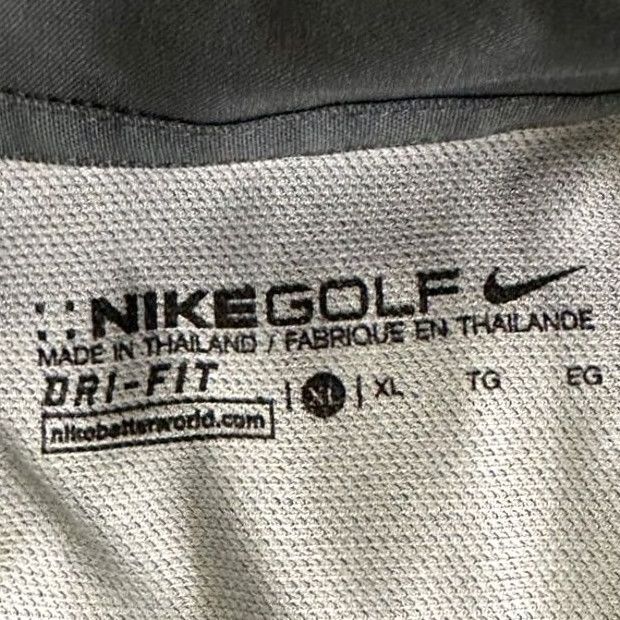 Nike Nike Golf Polo Shirt Adult XL Gray Dri-Fit Athletic Short Sleeve Rugby Mens Size US XL / EU 56 / 4 - 3 Thumbnail
