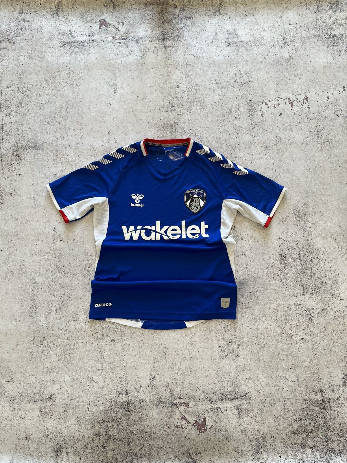 Hummel Oldham Athletic 2019/2020 Hummel Home Soccer Jersey,Football Size US S / EU 44-46 / 1 - 1 Thumbnail