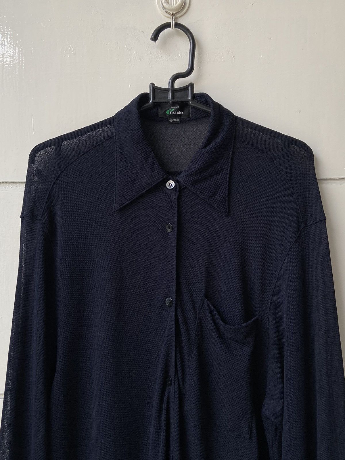 Designer × Japanese Brand × RENOWN RENOWN ENSUITE Navy Shirt Size US S / EU 44-46 / 1 - 11 Thumbnail