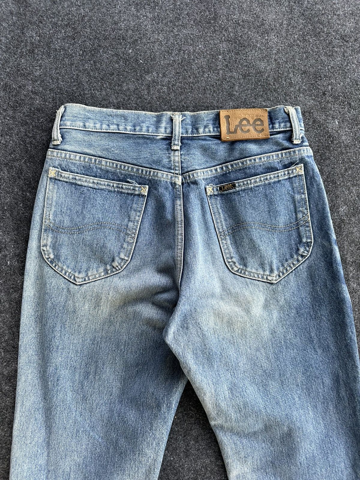 Lee × Vintage Vintage Lee Rider Sanforized 1970s Blue Wash Denim F85 Size US 28 / EU 44 - 3 Thumbnail