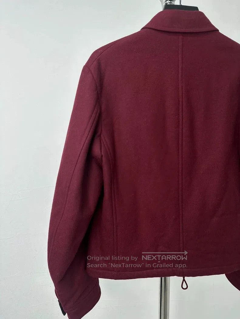 Dries Van Noten Dries Van Noten Boston Red Wool Jacket. Size US L / EU 52-54 / 3 - 5 Thumbnail