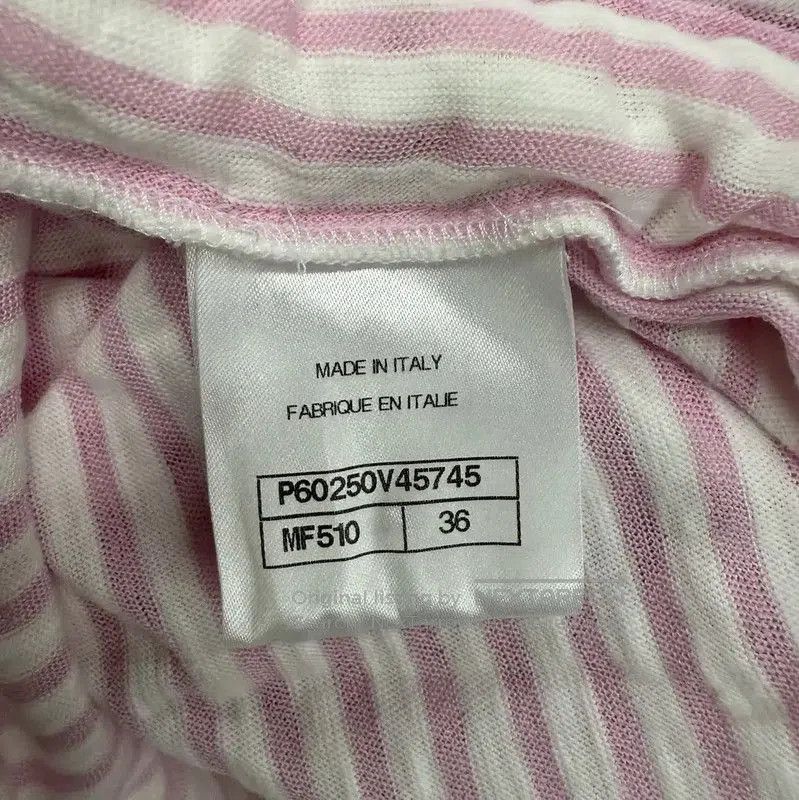 Chanel Chanel Pink Striped Cotton Women's Dress . Size XS / US 0-2 / IT 36-38 - 8 Thumbnail