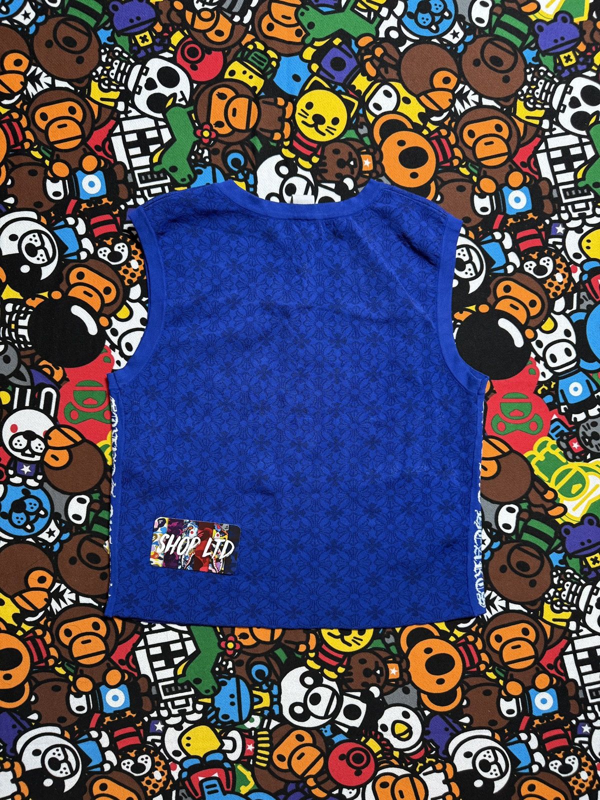Chrome Hearts Chrome Hearts Blue Velour Tank Top Size S / US 4 / IT 40 - 7 Thumbnail