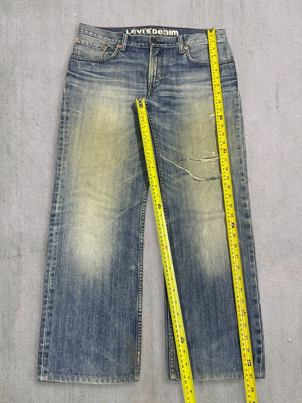 Levi's Vintage Levi’s 502 Zipped Pocket Baggy Fit Distressed Jeans Size US 34 / EU 50 - 14 Thumbnail