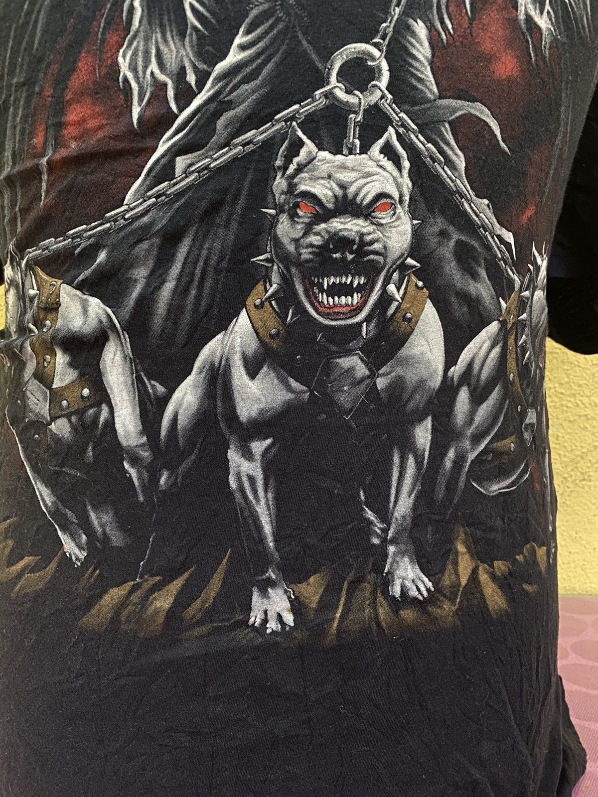 Affliction × Fruit Of The Loom × Vintage Vintage 2000s Affliction style Grim Reaper Skull Graphics Size US XXL / EU 58 / 5 - 5 Thumbnail
