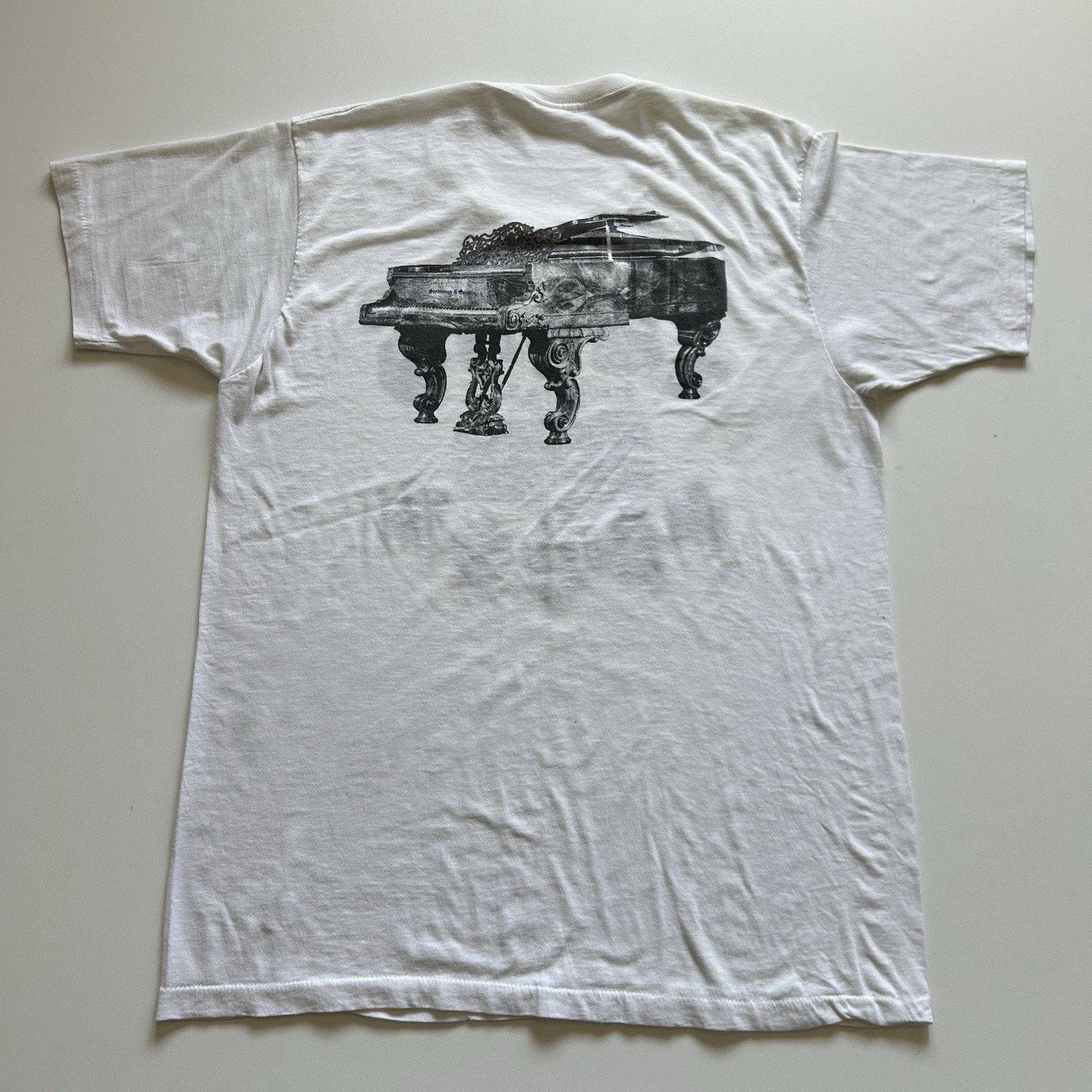 Vintage Vintage Steinway & Sons Pianos T Shirt Medium 70s 80s Promo Size US M / EU 48-50 / 2 - 3 Thumbnail