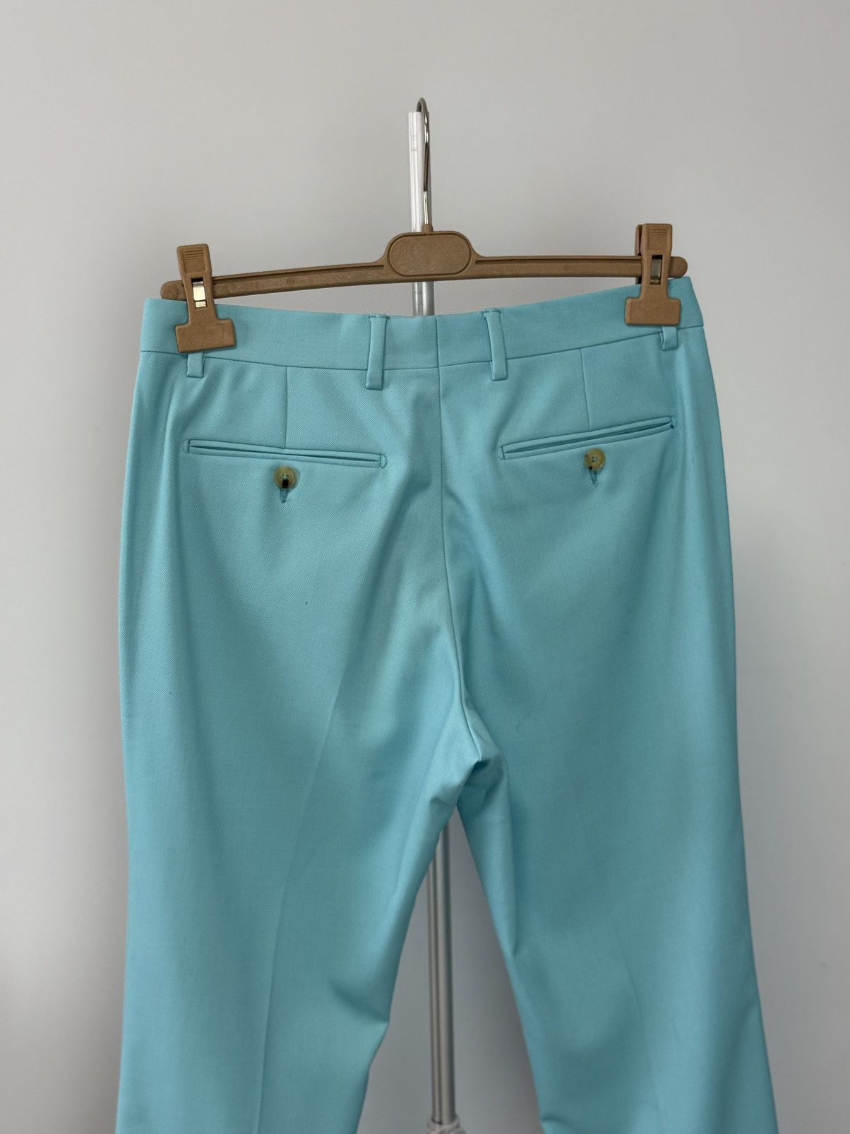 Gucci Gucci Runway Style Aqua Tailored Trousers Mens Size Small Size 44R - 6 Thumbnail