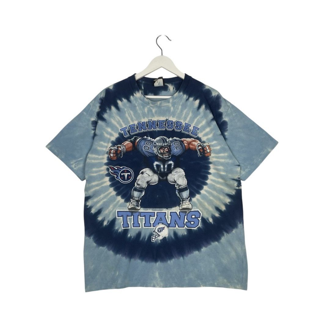Designer × Vintage T-shirt vintage liquid Tennessee titans - blue Size US M / EU 48-50 / 2 - 1 Thumbnail