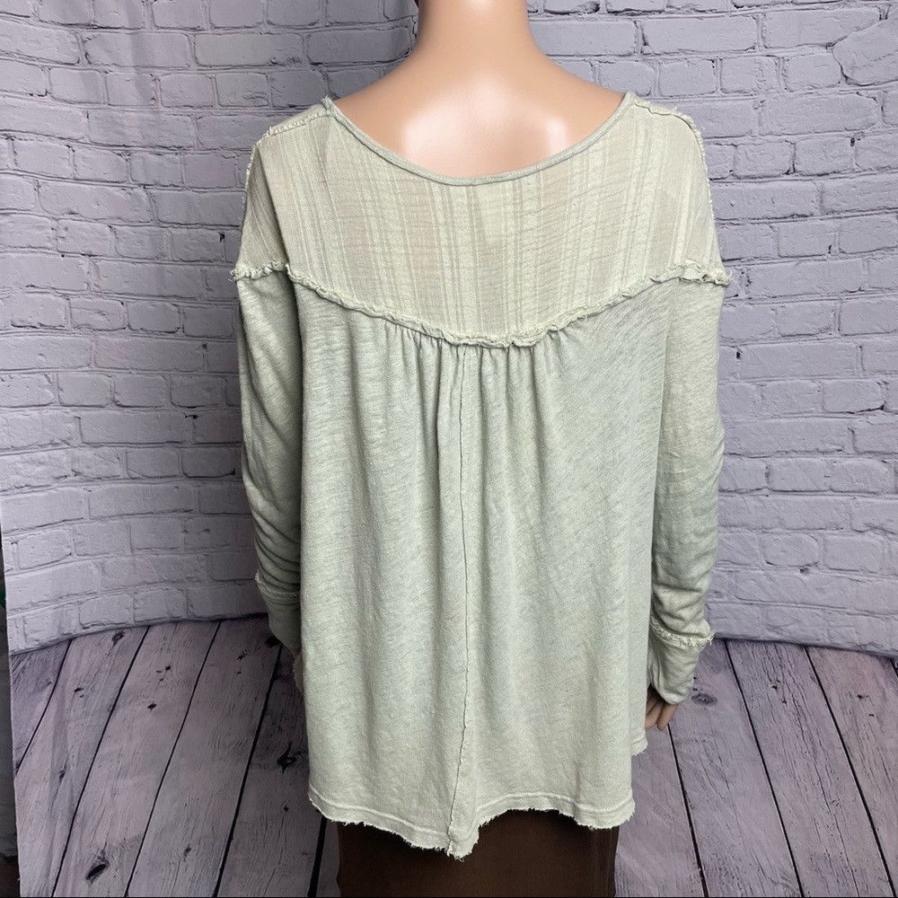 Free People Free People Olive Down Under Henley Top Size S Size S / US 4 / IT 40 - 5 Thumbnail
