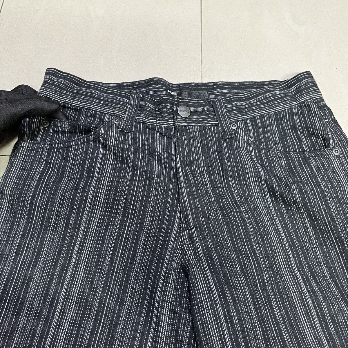 Japanese Brand Vintage Stripes Flare Pants Size US 29 - 4 Thumbnail