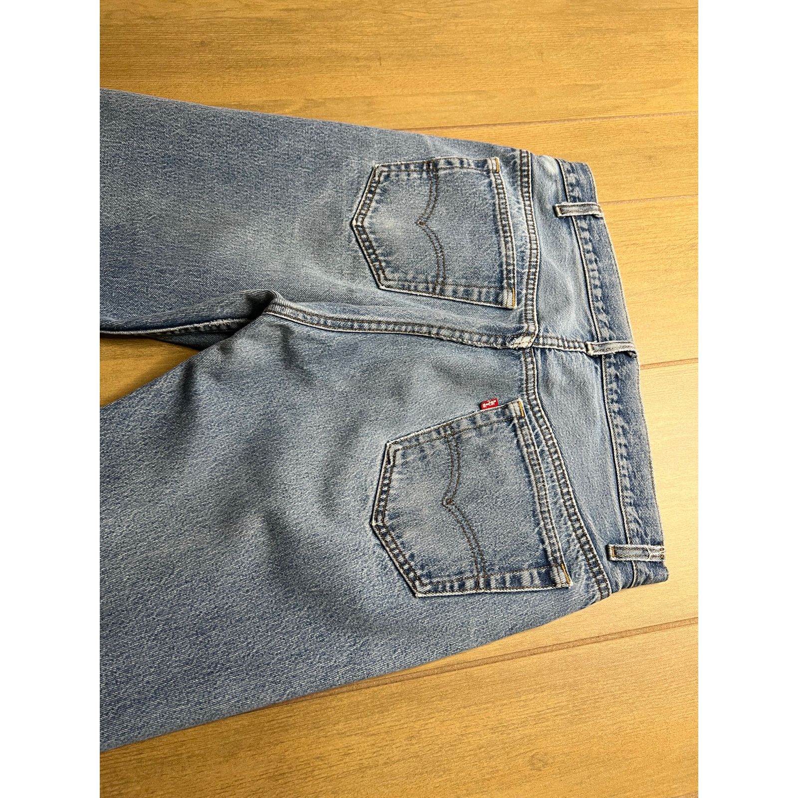 Levi's VTG Levi’s 501 Jeans USA Button Fly Faded Distressed 33x26 Size US 33 - 11 Thumbnail