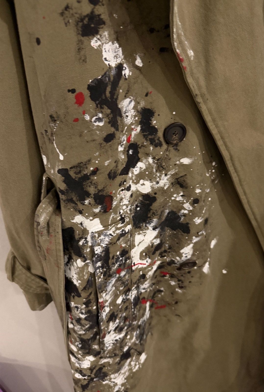 Balenciaga Balenciaga Splatter Coat SAMPLE Sz46 Size US S / EU 44-46 / 1 - 3 Thumbnail
