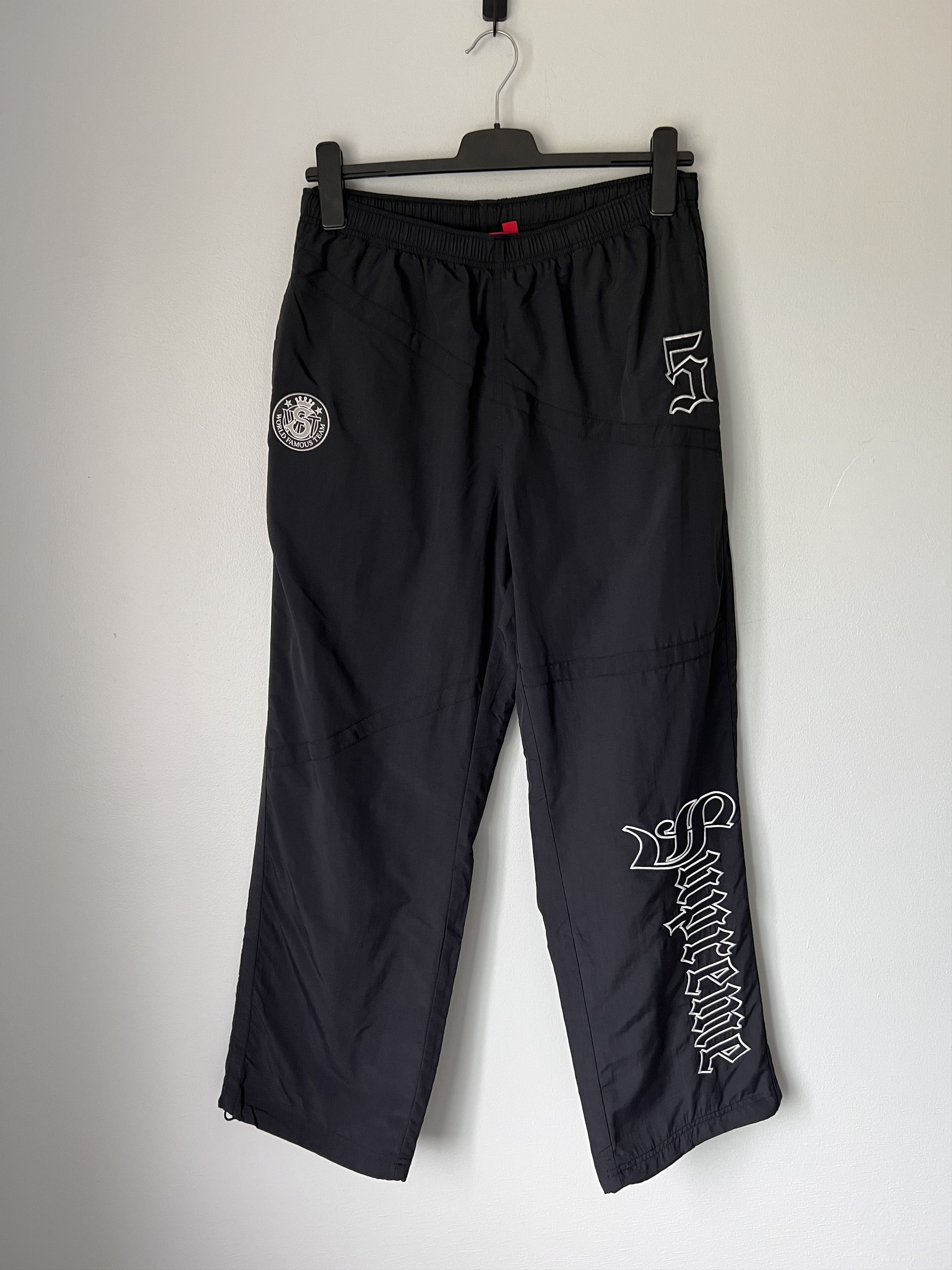 Supreme Supreme Old English Track Pants in Black | Grailed