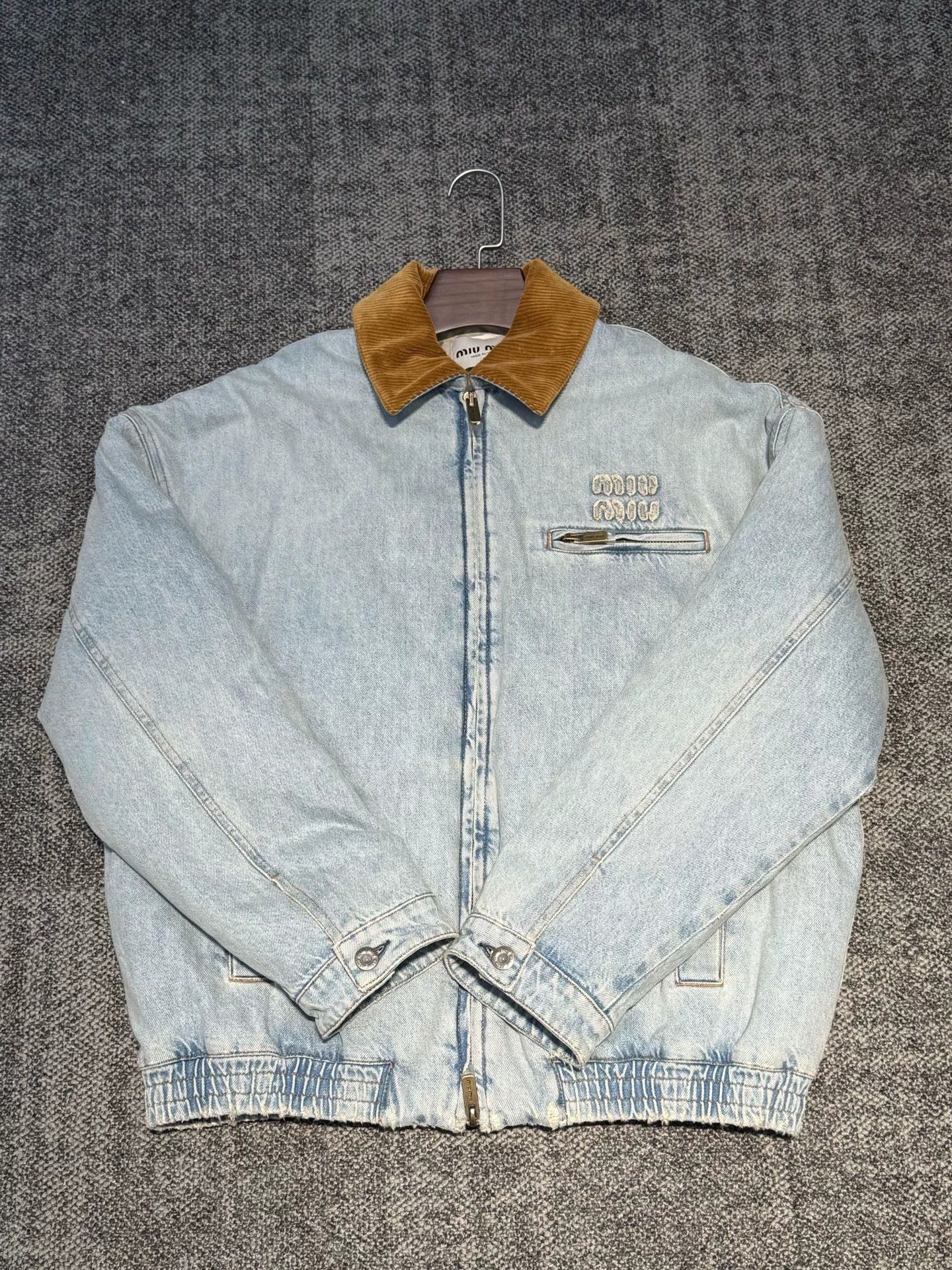Miu Miu Miu Miu Denim Thick Coat Size XS / US 0-2 / IT 36-38 - 1 Thumbnail