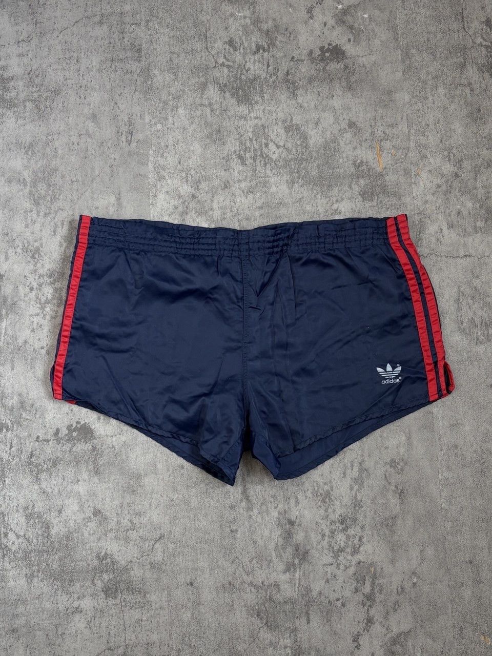 Adidas Vintage 1980's Adidas West Germany Nylon Shorts Blue Size US 36 / EU 52 - 1 Thumbnail