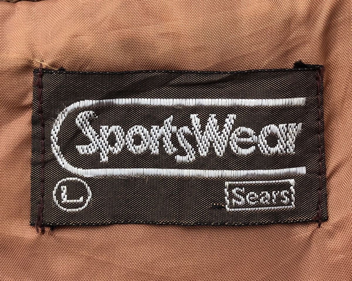 Sears Vintage70s Sears Sportwear Suede Leather Knit Sleeve Jacket Size US L / EU 52-54 / 3 - 19 Thumbnail
