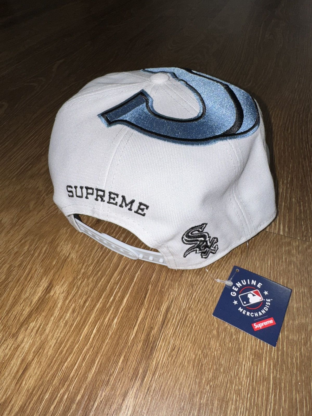 Supreme Supreme x Chicago White Sox Adjustable New Era 'White' Size ONE SIZE - 3 Thumbnail
