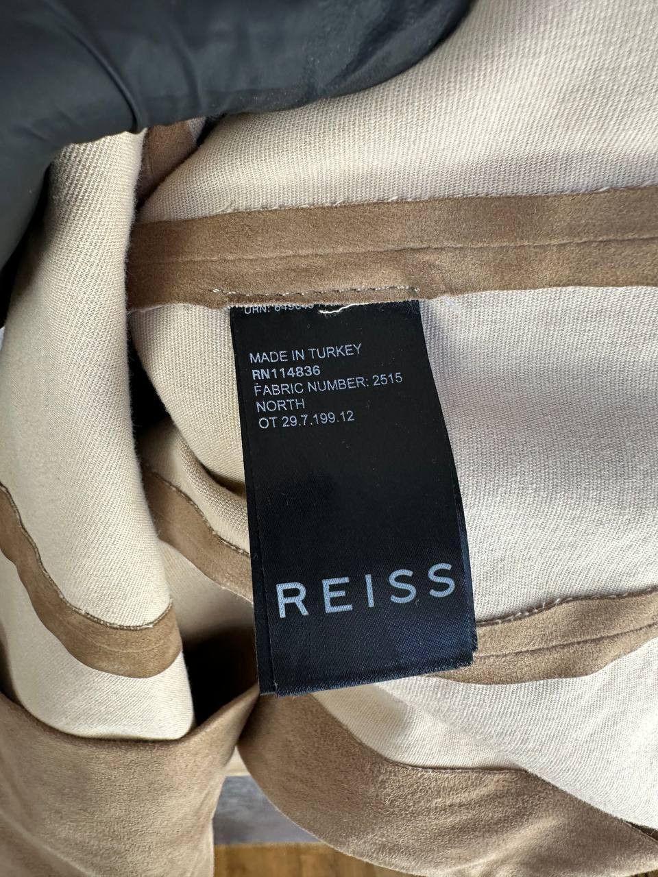 Reiss REISS Suede Lambskin Dress Sleeveless V-Neck Sheath Bodycon Size M / US 6-8 / IT 42-44 - 12 Thumbnail