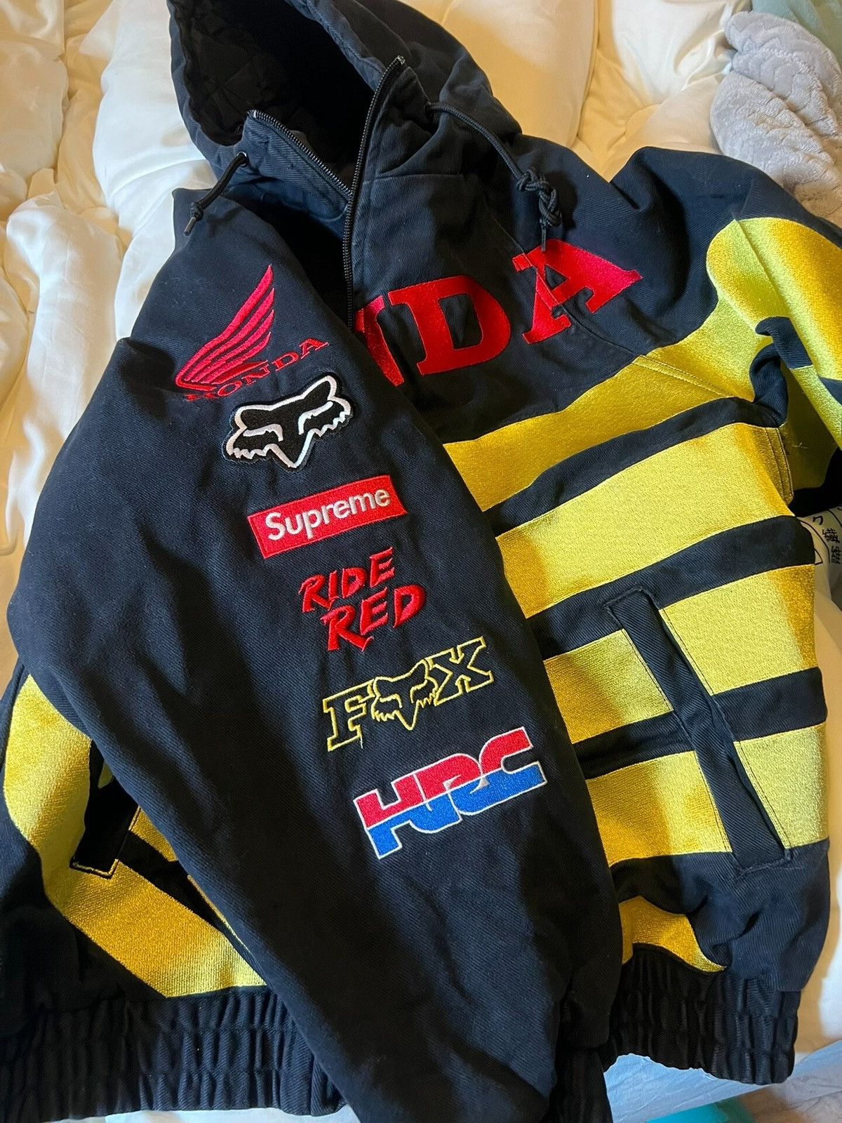 Fox Racing × Honda × Supreme SUPREME FOX RACING PUFFY ZIP UP JACKET Size US M / EU 48-50 / 2 - 5 Thumbnail